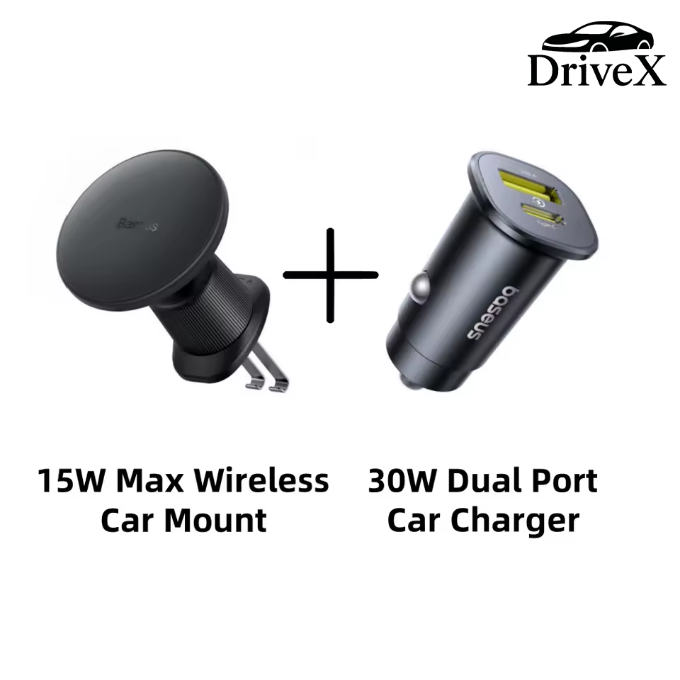 DriveX™ 15W Fast Charging Magnetic Car Phone Holder