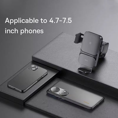 DriveX™ Car PhBaseus one Holder Infrared 15W Phone Charger