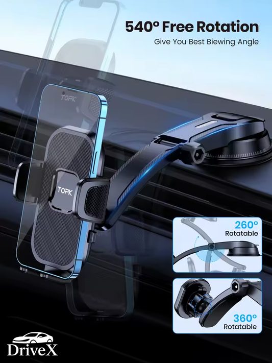 DriveX™ Car Phone Holder Gravity Stand