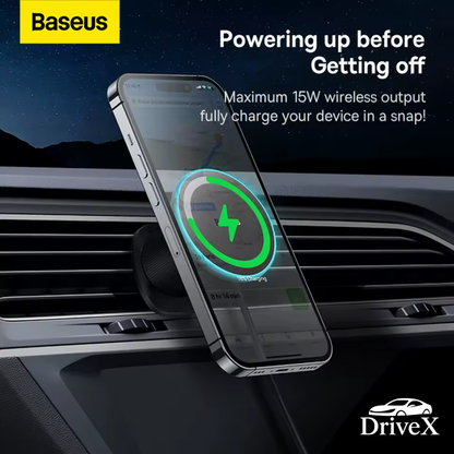 DriveX™ 15W Fast Charging Magnetic Car Phone Holder