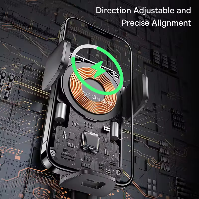 DriveX™ Car PhBaseus one Holder Infrared 15W Phone Charger