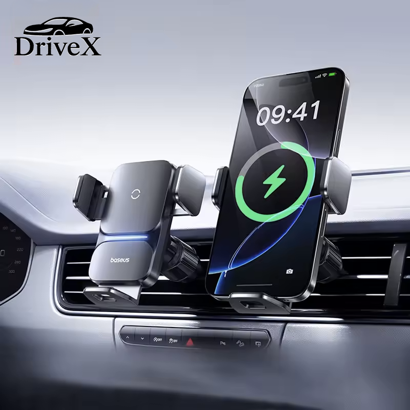 DriveX™ Car PhBaseus one Holder Infrared 15W Phone Charger