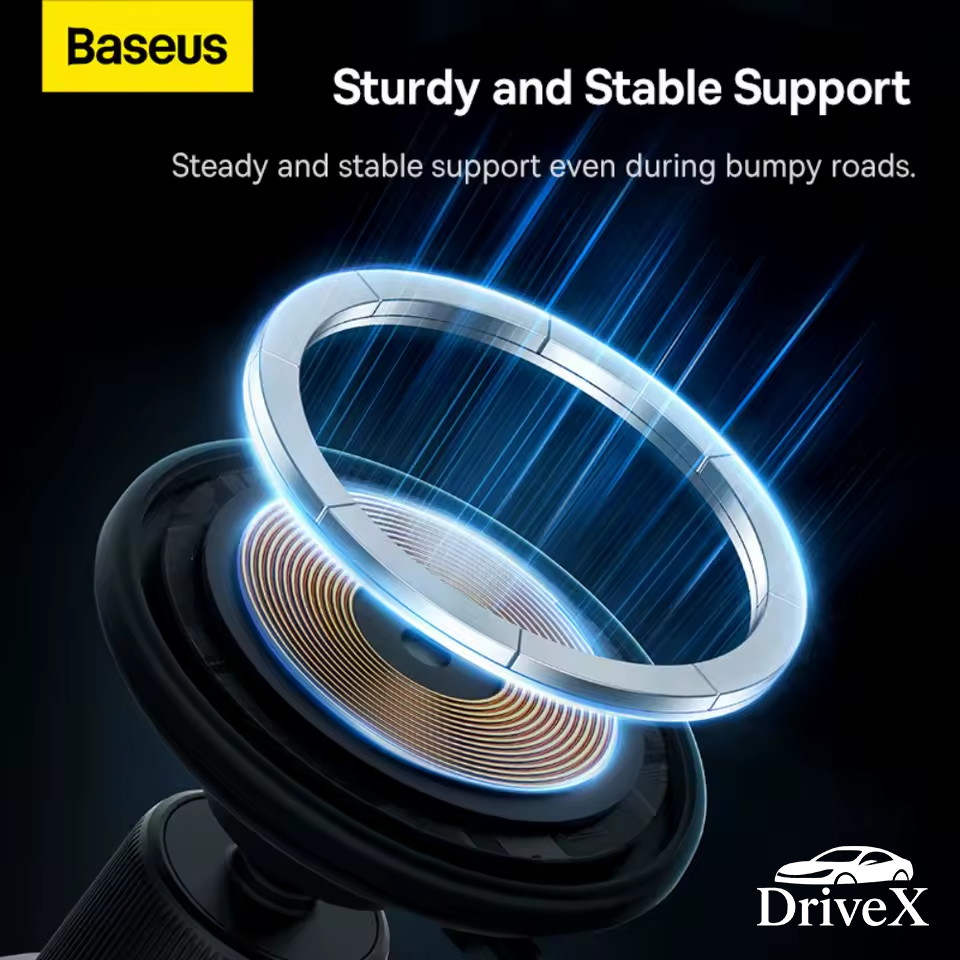 DriveX™ 15W Fast Charging Magnetic Car Phone Holder
