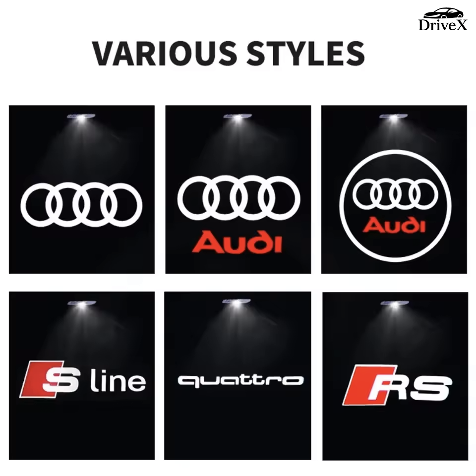 DriveX™ Led Car Door logo Welcome Light For Audi