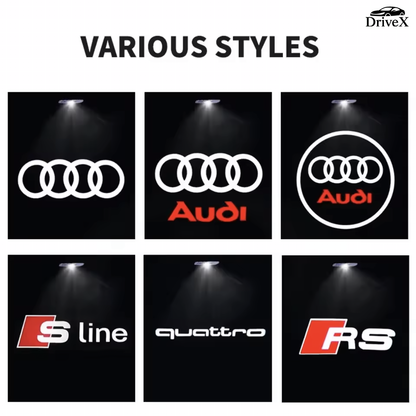 DriveX™ Led Car Door logo Welcome Light For Audi